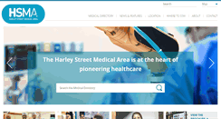 Desktop Screenshot of harleystreetmedicalarea.com